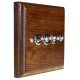 Classic Wood Polished Chrome Toggle Switch 3 Gang 2way 10Amp in Medium Oak