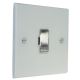 Matt White 1G 13A Satin  Unswitched  Fuse Spur