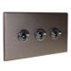 Accord Copper Bronze 3G 2W 20A Black Nickel Toggle Switch 