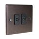 Accord Copper Bronze 2G TV Co-axial non isolated Socket