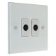 Matt White 2G TV Co-axial non isolated Socket 