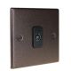 Accord Copper Bronze 1G TV Co-axial non isolated Socket