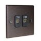 Accord Copper Bronze 2G TV/FM Co-axial isolated Socket