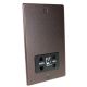 Accord Copper Bronze 110/240 Dual Voltage Shaver Socket 