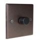 Accord Copper Bronze 1G 2W Push on/Push off Fan Control Dimmer Switch