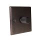 Accord Copper Bronze 1G 2W LED Dimmer Switch with Matching Retro Knob