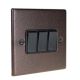 Accord Copper Bronze 3G 2W 10 Amp Rocker Switch