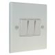 Matt White 3G 2W 10A white Rocker Switch 