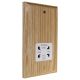 Classic 115/230 Dual Voltage Shaver Socket in Ash