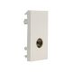 Co-Axial Socket Isolated Module (female) White