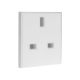 13A Unswitched Socket Module White