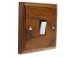 Classic 1Gang 2Way 10Amp Rocker Switch in Medium Oak