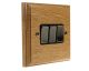 Classic 3Gang 2Way 10Amp Rocker Switch in Solid Light Oak