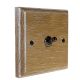 Classic Wood 1 Gang 2Way 10Amp Toggle Switch in Limed Oak