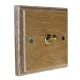 Classic Wood 1 Gang 2Way 10Amp Toggle Switch in Limed Oak