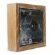 Wood Single Surface Mounting Wall box Solid Limed Oak