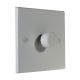 Matt White 1G 2W LED Dimmer Switch with White Dimmer Cap.