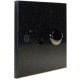 Quarry 1 Gang Fan Control Dimmer in Black Pearl