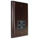 Classic 115/230 Dual Voltage Shaver Socket in Dark Oak