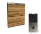 1G 2A Unswitched Floor Socket Zebrano Wood