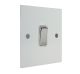 Penland 1 G Intermediate (3way switching)Rocker Switch in Gloss White with Polished Stainless Rockers with White trim