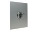 Penland 1G Intermediate(3way switching) Satin Toggle Switch in Brushed Aluminium-Satin Silver