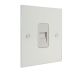 Penland 1G Telephone Secondary  Socket in Gloss White with White inserts 