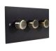 Penland 3G 2W LED  Dimmer Switch in Brushed Aluminium Matt Black