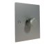 Penland  1G Fan Control Dimmer Switch in Brushed Aluminium-Satin Silver