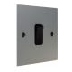 Penland 1 G Intermediate Rocker Switch in Brushed Aluminium-Satin Silver with Black insert with Black Trim