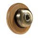 Round 1 Gang Intermediate (3way switching) Period Asbury Light Oak Wood - Smooth Dome Light Switch Black pattress