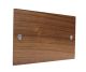 Walnut Flat Plate Wood Double Blank Plate