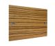 Solo Flat Plate Wood Double Blank Plate in Zebrano