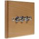 Scandic 3Gang 2Way 10Amp Satin Stainless Toggle Switch in Beech with Bevelled Edge