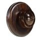 1 Gang 1 or 2way Bakelite Switch Brown Dolly On A Round Solid Dark Oak Base