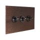 Elements 3G 2Way 10A Black Nickel Toggle Switch in Copper Crackle Finish