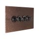 Elements 4G 2Way 10A  Black Nickel Toggle Switch  in Copper Crackle Finish