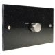 Quarry 1 Gang 2Way Push-on/Push-off 1000W Dimmer in Black Pearl