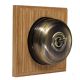 1 Gang Intermediate (3way switching)  Period Asbury Light Oak Wood - Smooth Dome Light Switch Black pattress