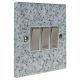 Quarry 3 Gang 2Way 10Amp Rocker Switch in Grey Sand