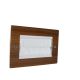 Walnut Solo Flat Plate Wood double White brush plate