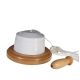 Scandic White 6Amp 2Way Pull Cord in Beech